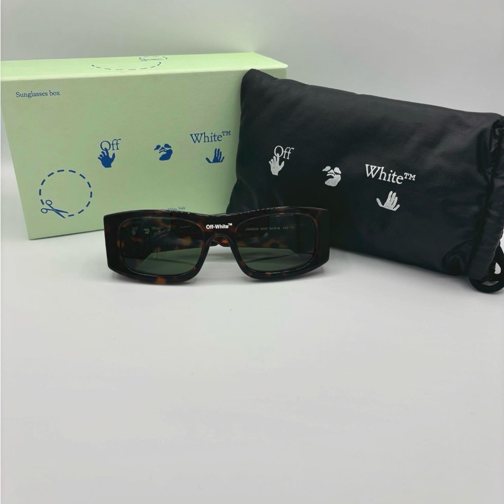SOLD Off White Lucio Logo Prince Sunglasses Full Inclusion